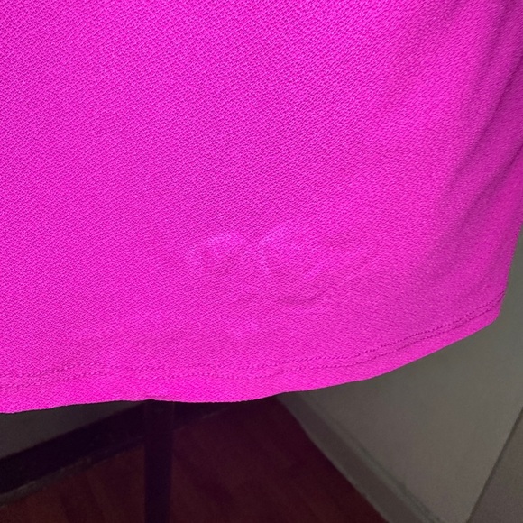 CeCe Pink Top with Orange Floral Sleeves - Picture 10 of 10